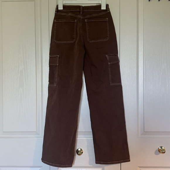 SO High Rise Cargo Brown Pants - Picture 3 of 3